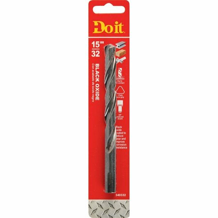 ALL-SOURCE 15/32 In. Black Oxide Drill Bit 325731DB